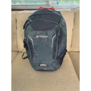 Outdoor Products 26L Backpack Hiking Day Pack Travel Carry On Bag Navy Padded
